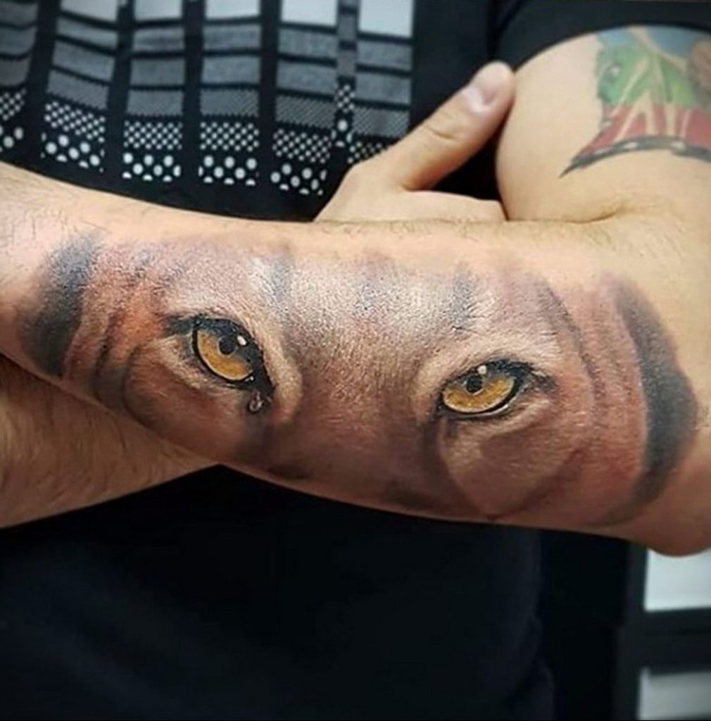 cat eye tattoo 03.12.2019 №027 -cat tattoo- tattoovalue.net