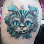 cat face tattoo 03.12.2019 №036 -cat tattoo- tattoovalue.net