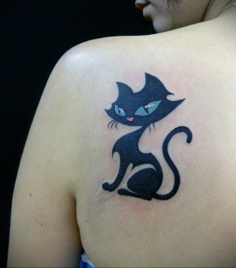 Что значит тату черно. Тату кошка. Татуировки кошки для девушек. Тату черная кошка. Женские тату кошки.
