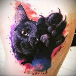cat tattoo for girls 03.12.2019 №056 -cat tattoo- tattoovalue.net