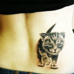 cat tattoo for girls 03.12.2019 №002 -cat tattoo- tattoovalue.net