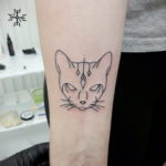 cat tattoo for girls 03.12.2019 №008 -cat tattoo- tattoovalue.net