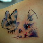 cat tattoo for girls 03.12.2019 №016 -cat tattoo- tattoovalue.net