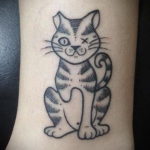 cat tattoo for girls 03.12.2019 №033 -cat tattoo- tattoovalue.net