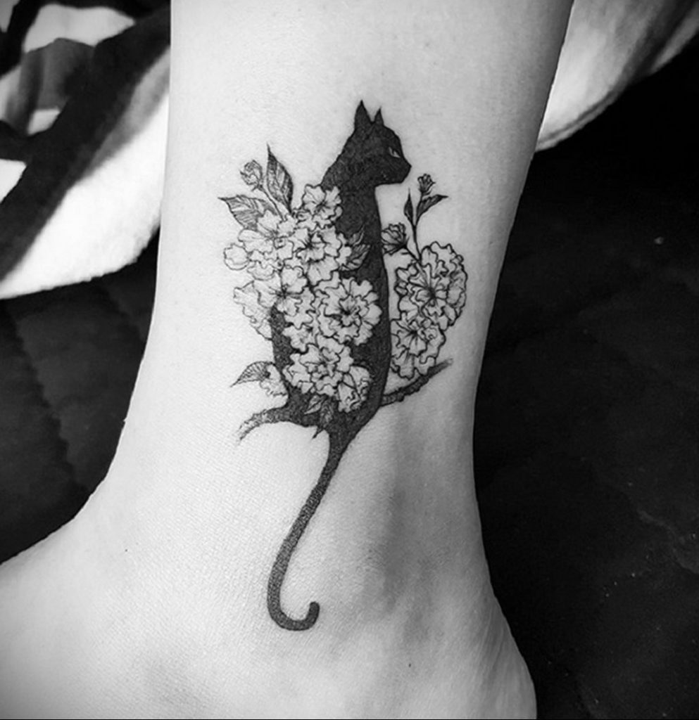cat tattoo for girls 03.12.2019 №036 -cat tattoo- tattoovalue.net