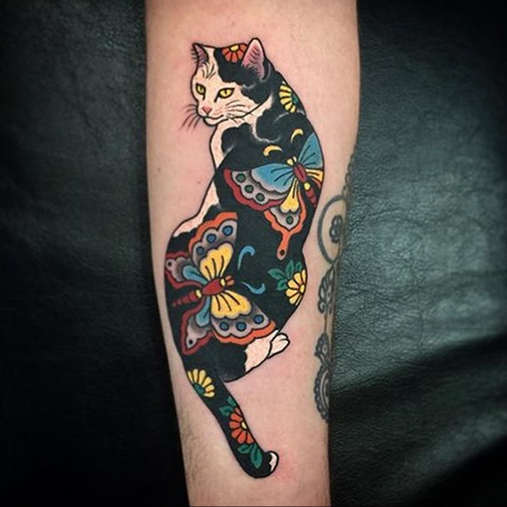 cat tattoo for girls 03.12.2019 №052 -cat tattoo- tattoovalue.net