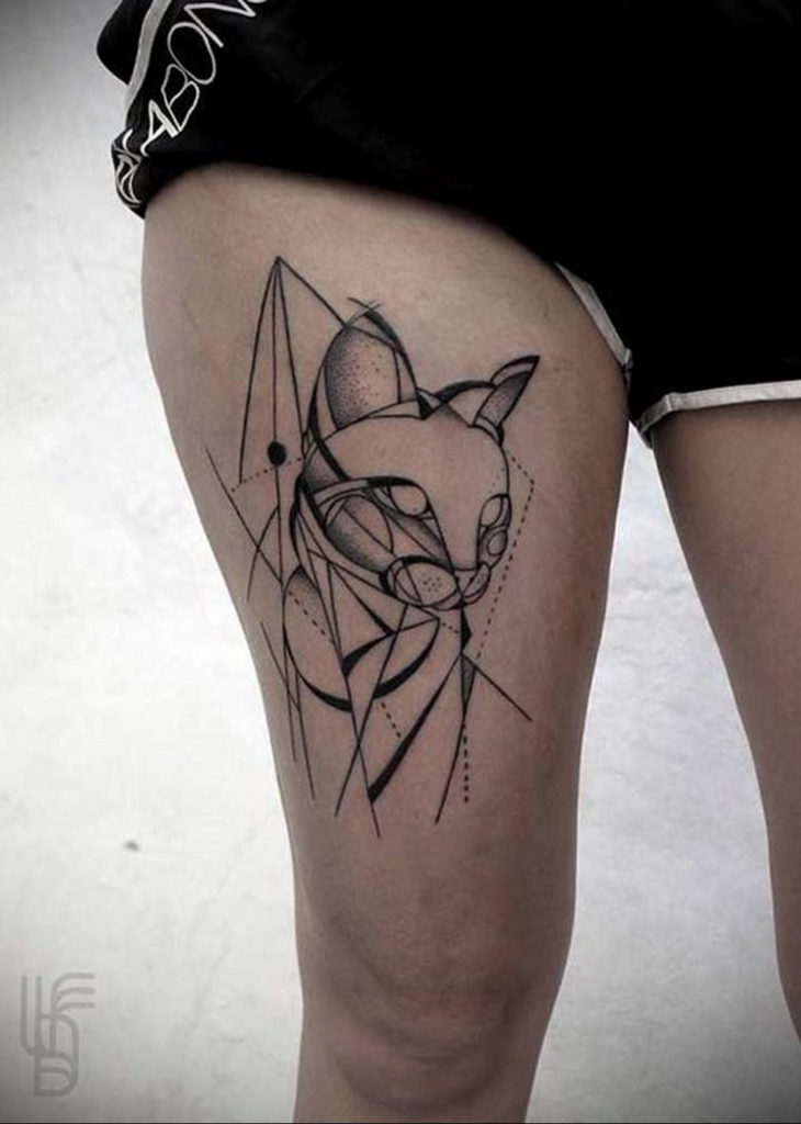 Cat from the hood tattoo trending darkart fy sendlove  TikTok