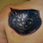 cat tattoo on the shoulder 03.12.2019 №012 -cat tattoo- tattoovalue.net