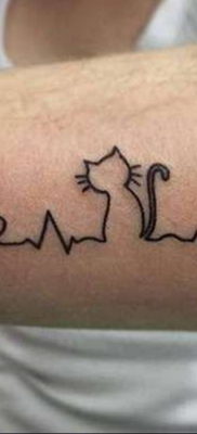 cat tattoo on the wrist 03.12.2019 №010 -cat tattoo- tattoovalue.net