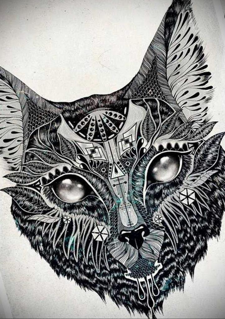 cat tattoo sketches 03.12.2019 №017 -cat tattoo- tattoovalue.net