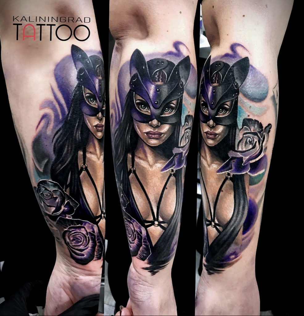Noga Levin  Tattoo Artist on Instagram Meowww Catwoman done at  jovinotattoo   tattoo tattoos tat catwoman catwomanmichellepfeiffer  michellepfeiffer