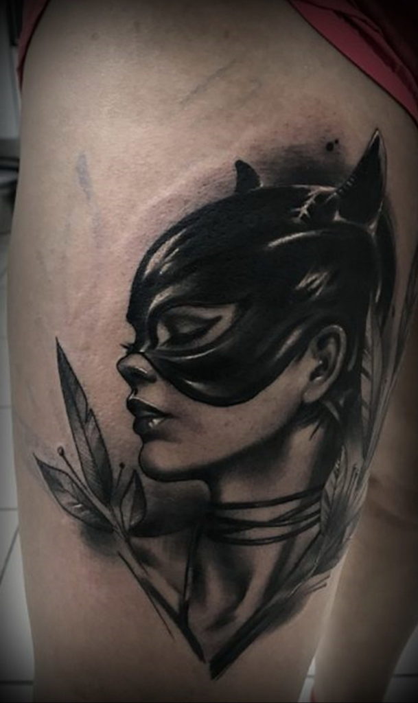 Catwoman tattoo by Ruben Barahona  Photo 30155