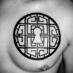 circle chest tattoo 07.01.2020 №087 -circle tattoo- tattoovalue.net