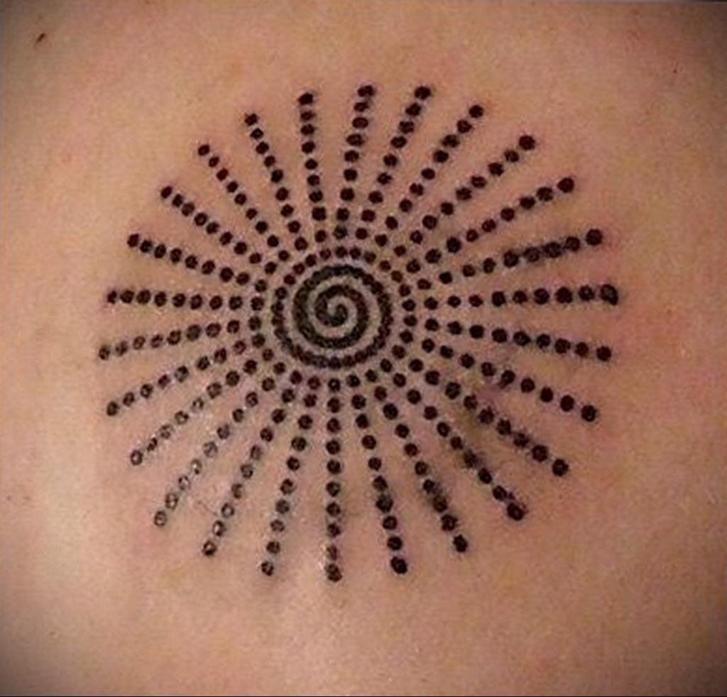 circle dot tattoo 07.01.2020 №007 -circle tattoo- tattoovalue.net