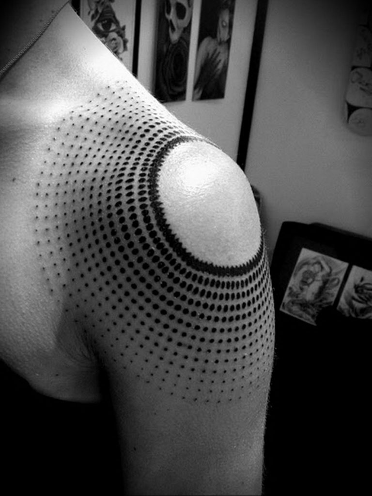 circle dot tattoo 07.01.2020 №016 -circle tattoo- tattoovalue.net