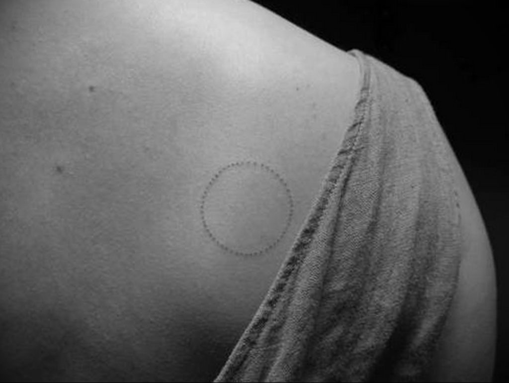 circle dot tattoo 07.01.2020 №024 -circle tattoo- tattoovalue.net