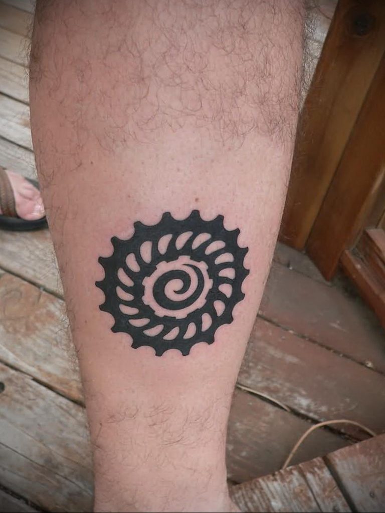 circle leg tattoo 07.01.2020 №020 -circle tattoo- tattoovalue.net