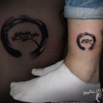 circle leg tattoo 07.01.2020 №021 -circle tattoo- tattoovalue.net