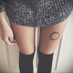 circle leg tattoo 07.01.2020 №024 -circle tattoo- tattoovalue.net