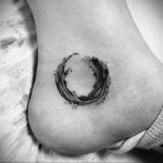 circle leg tattoo 07.01.2020 №031 -circle tattoo- tattoovalue.net