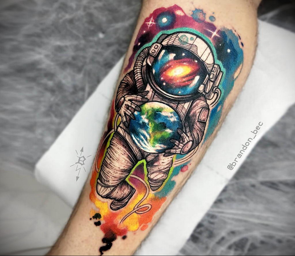 Astronaut Lady by PJ Anderson At Welcome Back Tattoo in Nashville TN  r tattoos