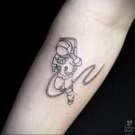 cosmonaut tattoo 01.02.2020 №074 -tattoo astronaut- tattoovalue.net