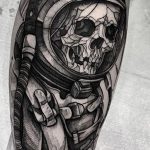 cosmonaut tattoo 01.02.2020 №004 -tattoo astronaut- tattoovalue.net
