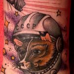 cosmonaut tattoo 01.02.2020 №032 -tattoo astronaut- tattoovalue.net