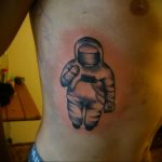 cosmonaut tattoo 01.02.2020 №037 -tattoo astronaut- tattoovalue.net