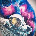 cosmonaut tattoo 01.02.2020 №055 -tattoo astronaut- tattoovalue.net