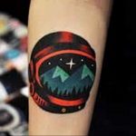 cosmonaut tattoo 01.02.2020 №073 -tattoo astronaut- tattoovalue.net