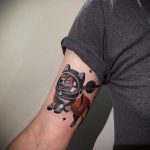 cosmonaut tattoo 01.02.2020 №103 -tattoo astronaut- tattoovalue.net