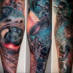 cosmonaut tattoo 01.02.2020 №118 -tattoo astronaut- tattoovalue.net