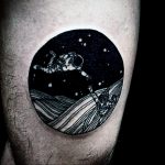 cosmonaut tattoo 01.02.2020 №131 -tattoo astronaut- tattoovalue.net