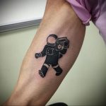 cosmonaut tattoo 01.02.2020 №135 -tattoo astronaut- tattoovalue.net