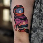 cosmonaut tattoo 01.02.2020 №149 -tattoo astronaut- tattoovalue.net