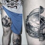 cosmonaut tattoo 01.02.2020 №168 -tattoo astronaut- tattoovalue.net