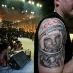cosmonaut tattoo 01.02.2020 №169 -tattoo astronaut- tattoovalue.net