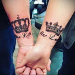 crown brush tattoo 08.12.2019 №008 -tattoo crown- tattoovalue.net