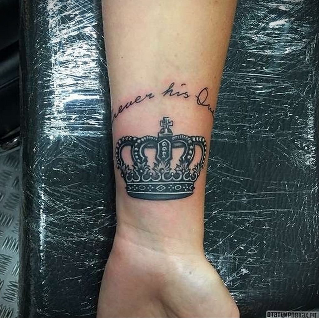 crown brush tattoo 08.12.2019 №015 -tattoo crown- tattoovalue.net