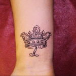 crown brush tattoo 08.12.2019 №017 -tattoo crown- tattoovalue.net