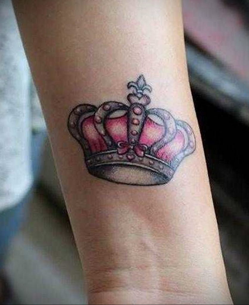 crown brush tattoo 08.12.2019 №035 -tattoo crown- tattoovalue.net