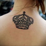 crown tattoo on the back 08.12.2019 №004 -tattoo crown- tattoovalue.net