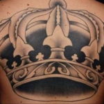 crown tattoo on the back 08.12.2019 №008 -tattoo crown- tattoovalue.net