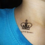 crown tattoo on the neck 08.12.2019 №016 -tattoo crown- tattoovalue.net