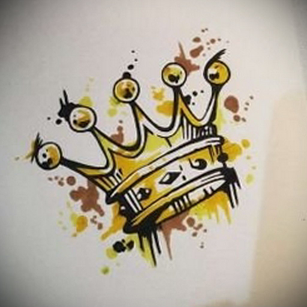 Crown Drawing Tattoo