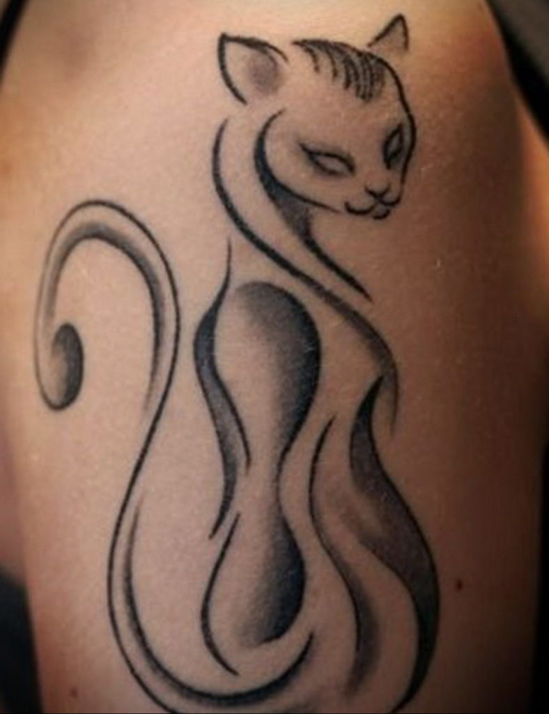 egyptian cat tattoo 03.12.2019 №016 -cat tattoo- tattoovalue.net