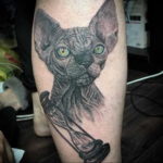 egyptian cat tattoo 03.12.2019 №049 -cat tattoo- tattoovalue.net