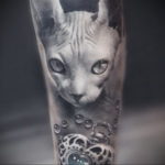 egyptian cat tattoo 03.12.2019 №053 -cat tattoo- tattoovalue.net