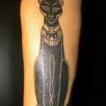 egyptian cat tattoo 03.12.2019 №055 -cat tattoo- tattoovalue.net